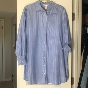 H&M Oversized Button-Up Shirt Dress